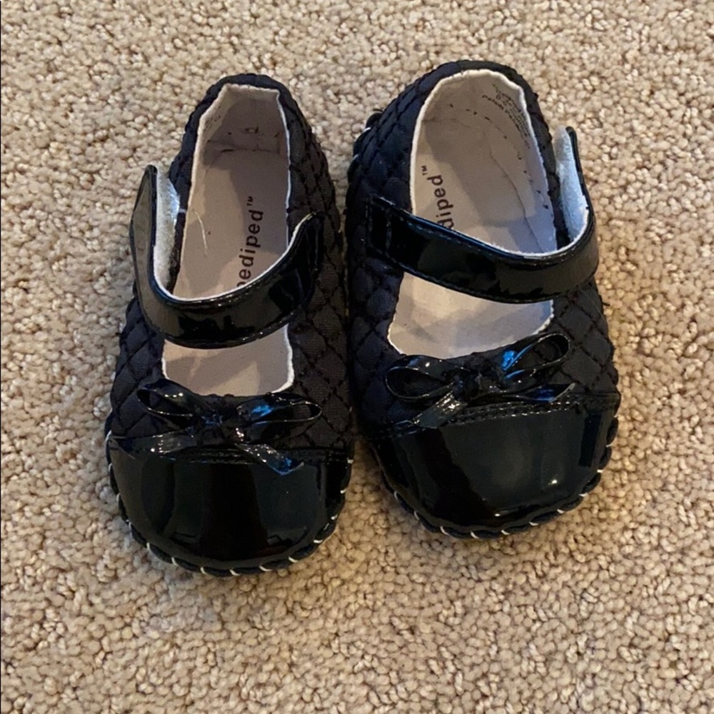 Pediped girl Naomi Black 0-6 mo shoe